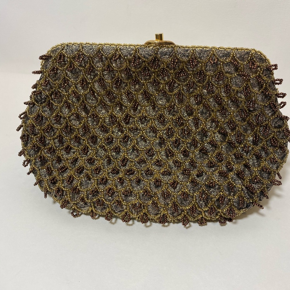 Carla Marchi evening beaded Clutch or cross body.